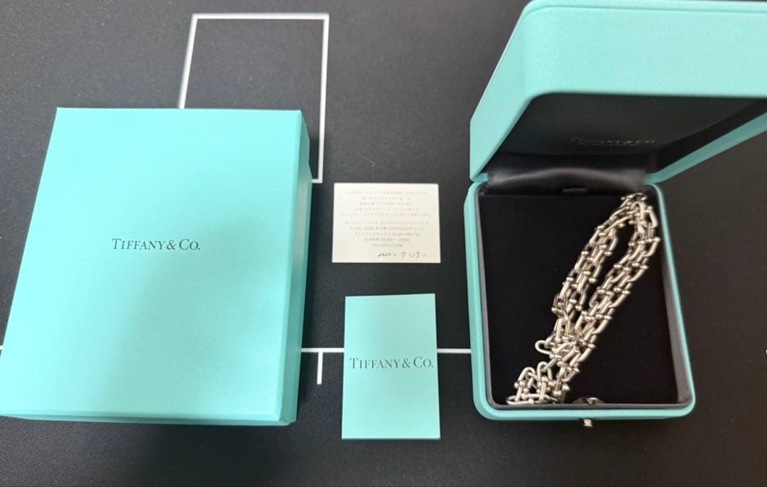 【正規品】ティファニーハードウェア　スモールリンクネックレス