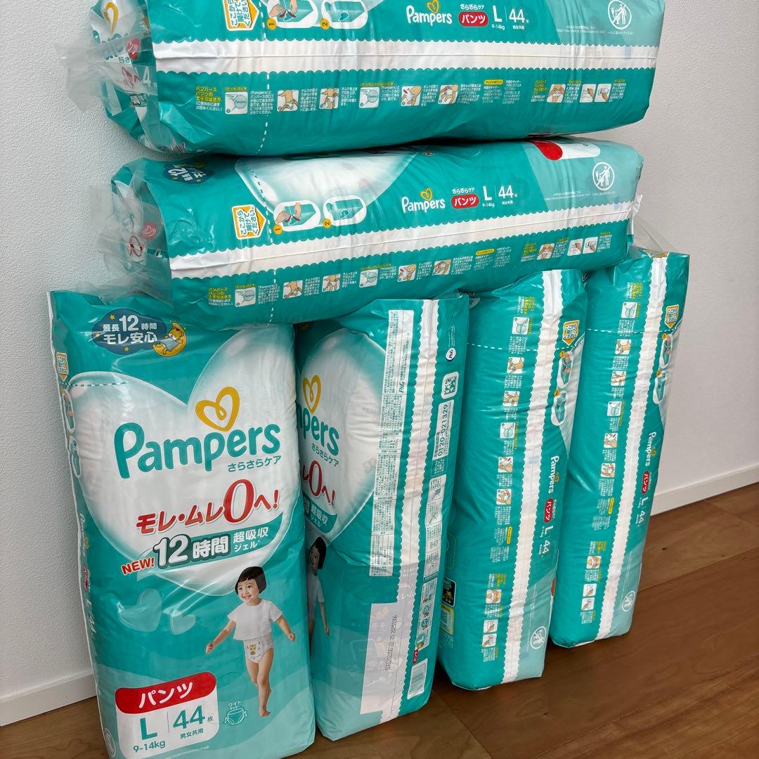 Pampers Lサイズ パンツ 6パック　さらさらケアパンツ