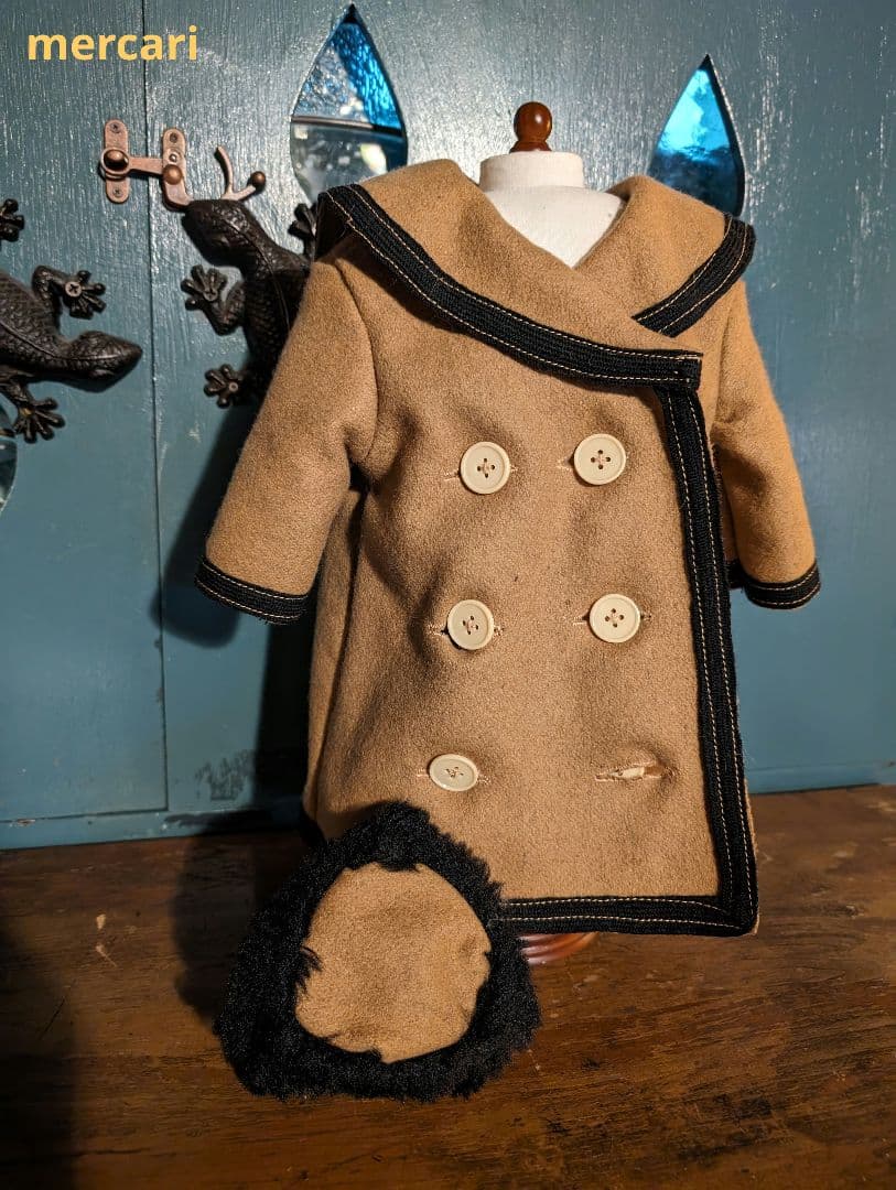コート＆帽子＆トルソー　3点セット