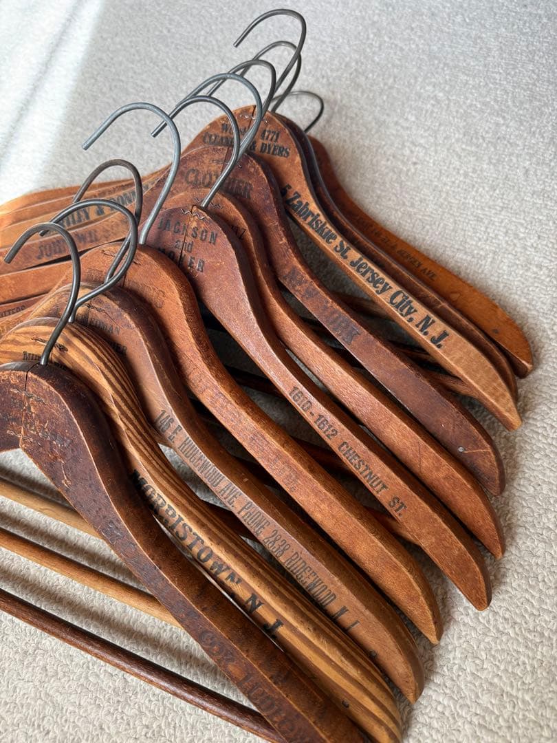 アンティーク　ハンガー　10本