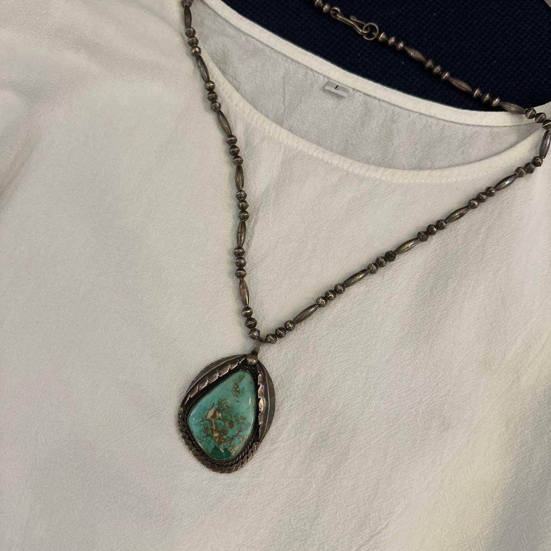 ビンテージ　ナバホ ターコイズ　ペンダント