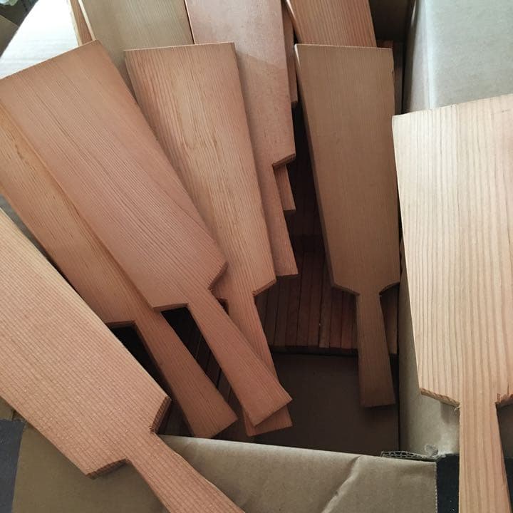 羽子板　白木　未使用　大量