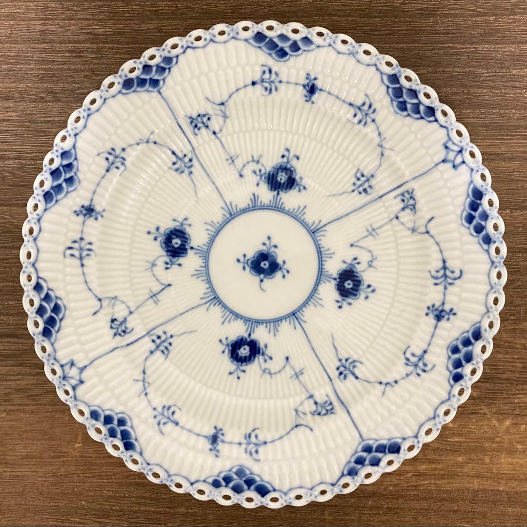 ロイヤルコペンハーゲン ブルーフルーテッド フルレース 25cm 大皿