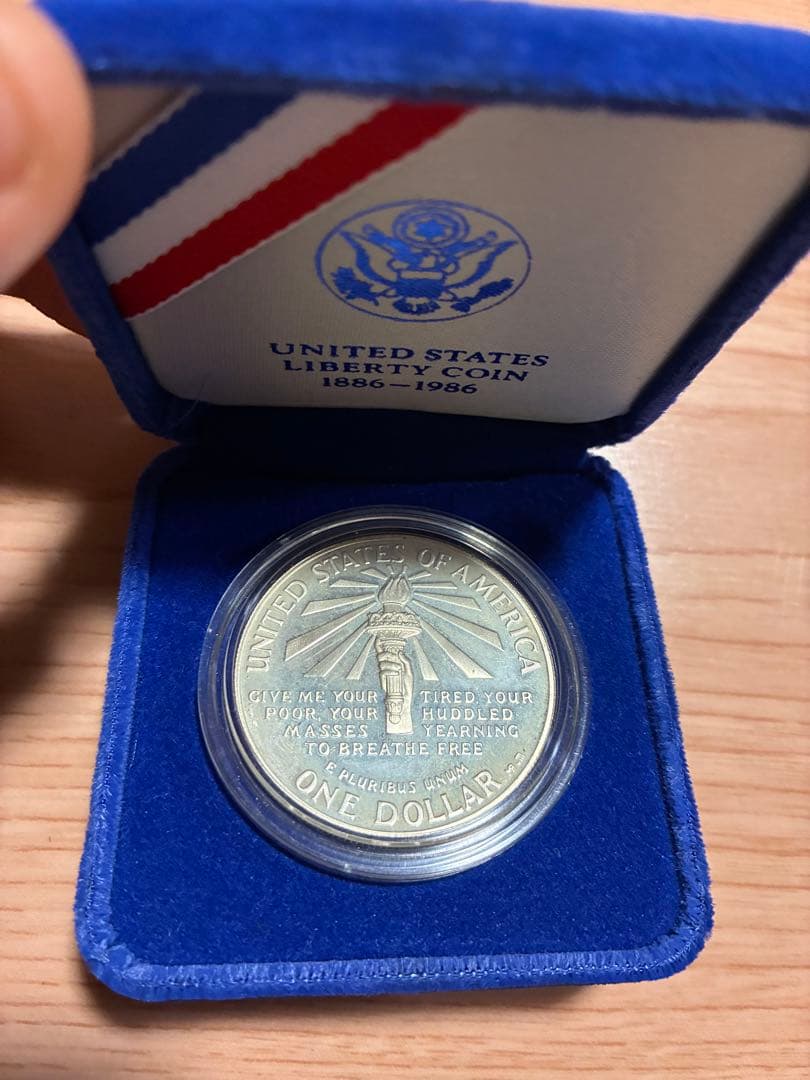1986年 アメリカ 自由の女神 1ドル