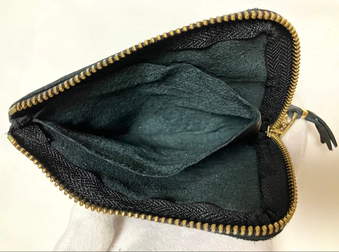 未使用★COMME des GARCONS★コムデギャルソン★本革財布★ブラック