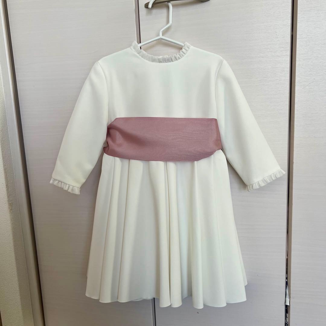Amaia Kids アマイアキッズ セレモニードレス　ホワイト　ピンク　結婚式