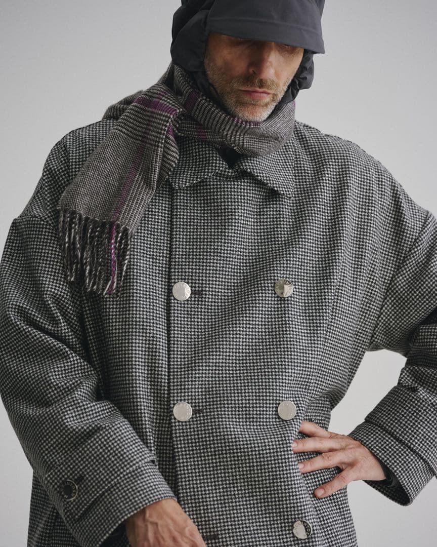 マッキントッシュEDIFICE別注ハンビーダブルハウンドトゥース