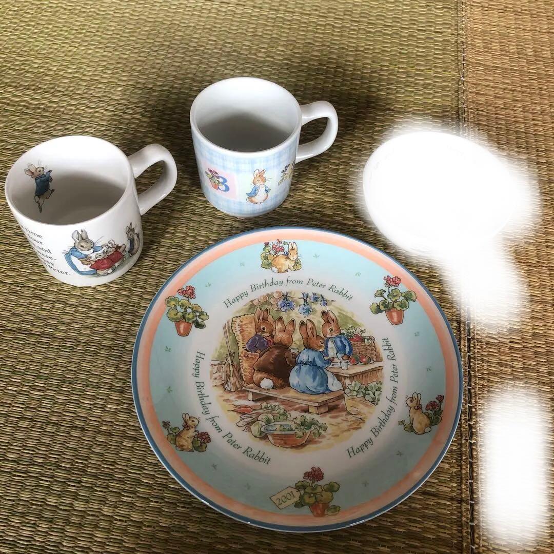 ウェッジウッド　ピーターラビット3点セット