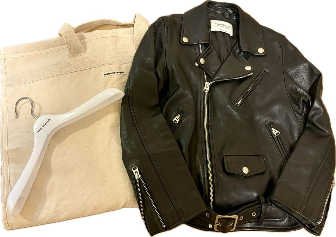 m*i様 【美品】beautiful people ライダース ジャケット 本革