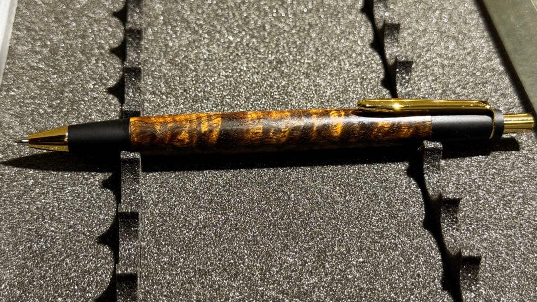 野原工芸 旧型 シャーペン ハワイアンコア ダークカーリー 軸のみ