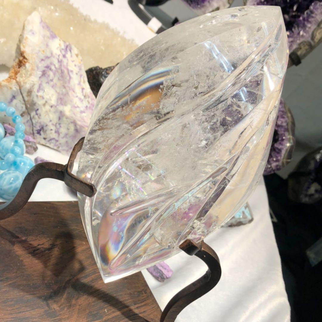 614-90   レインボー水晶