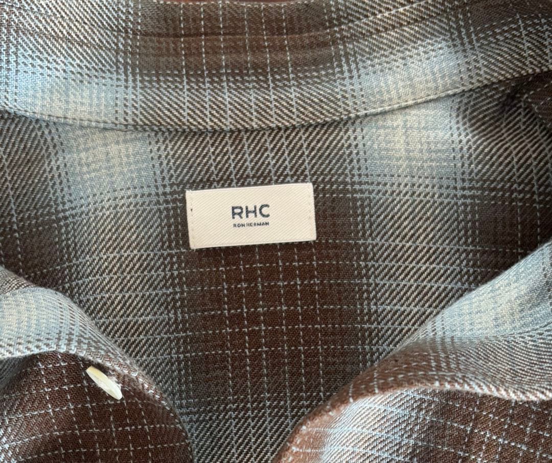 RHCロンハーマン オンブレチェックシャツ