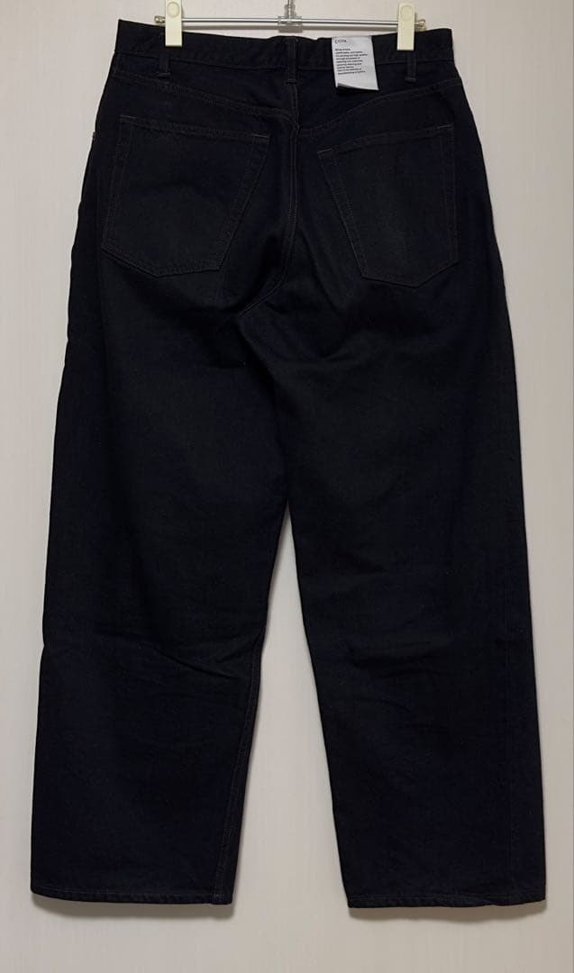 もす様　シオタ BAGGY 5 POCKET PANTS Black 32