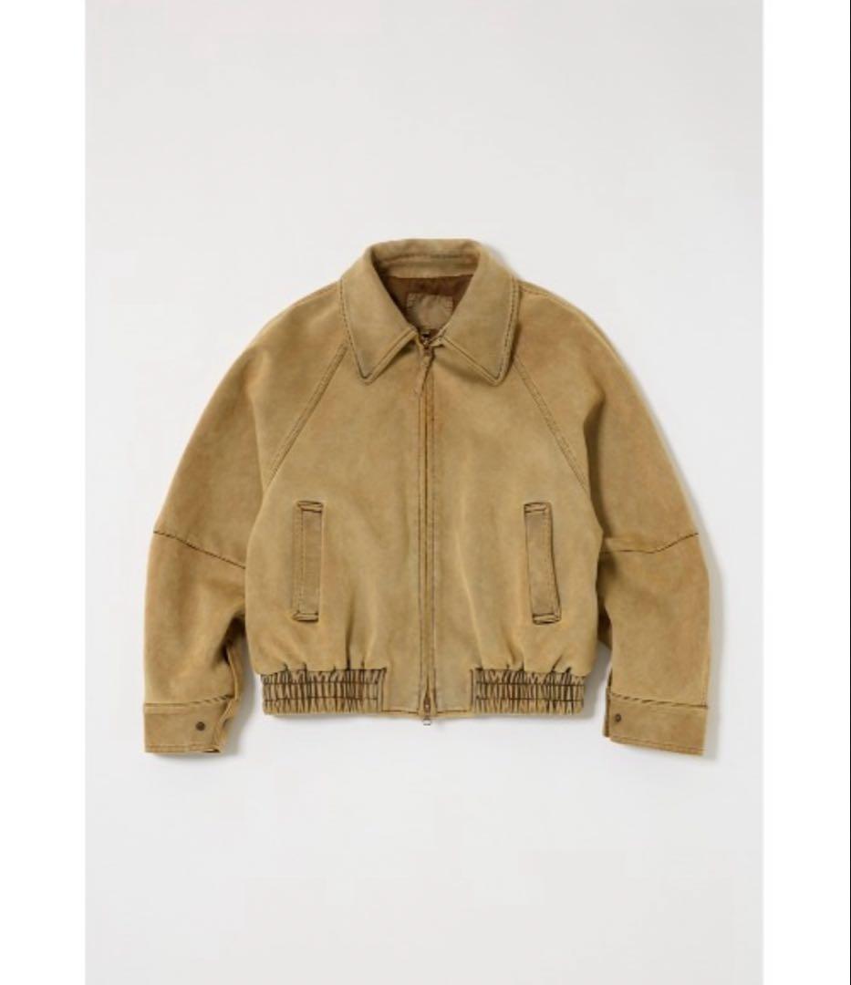 F/SUEDE GATHER ブルゾン