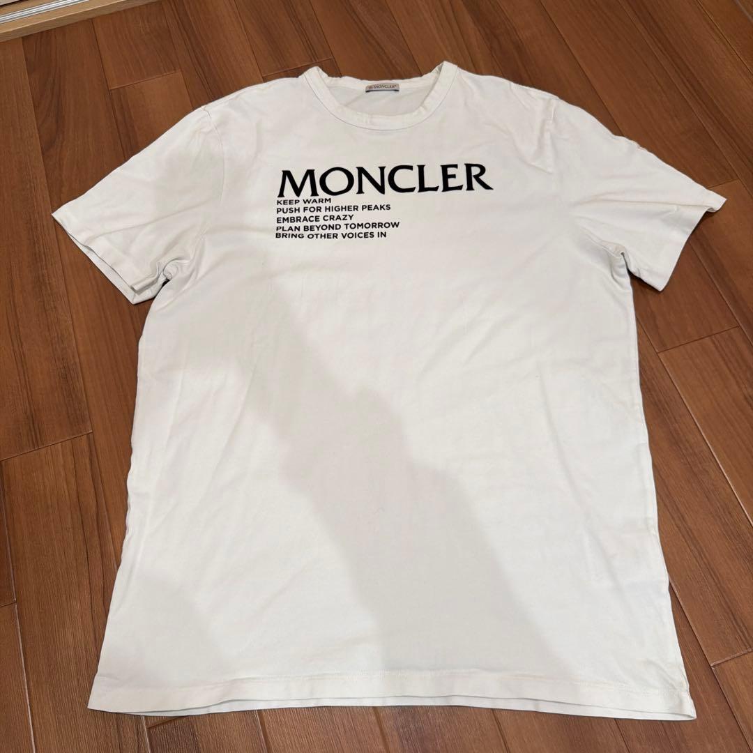 MONCLER プリント Tシャツ ホワイト