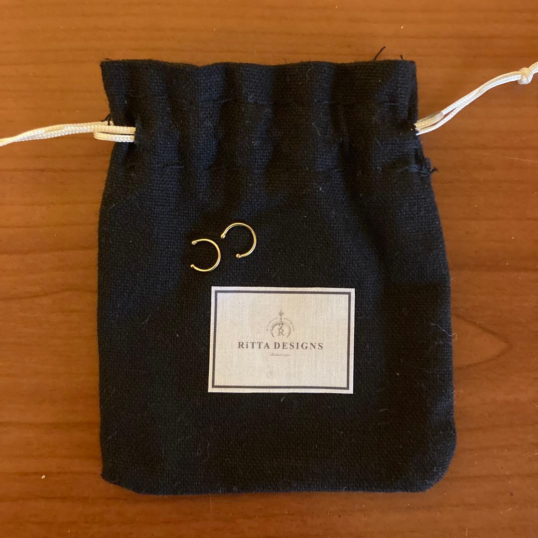 RiTTA Minimum pierce circle K18 2個セット