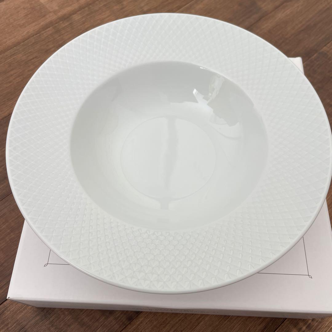 LYNGBY PORCELÆN RHOMBE スーププレート 24.5cm ５枚