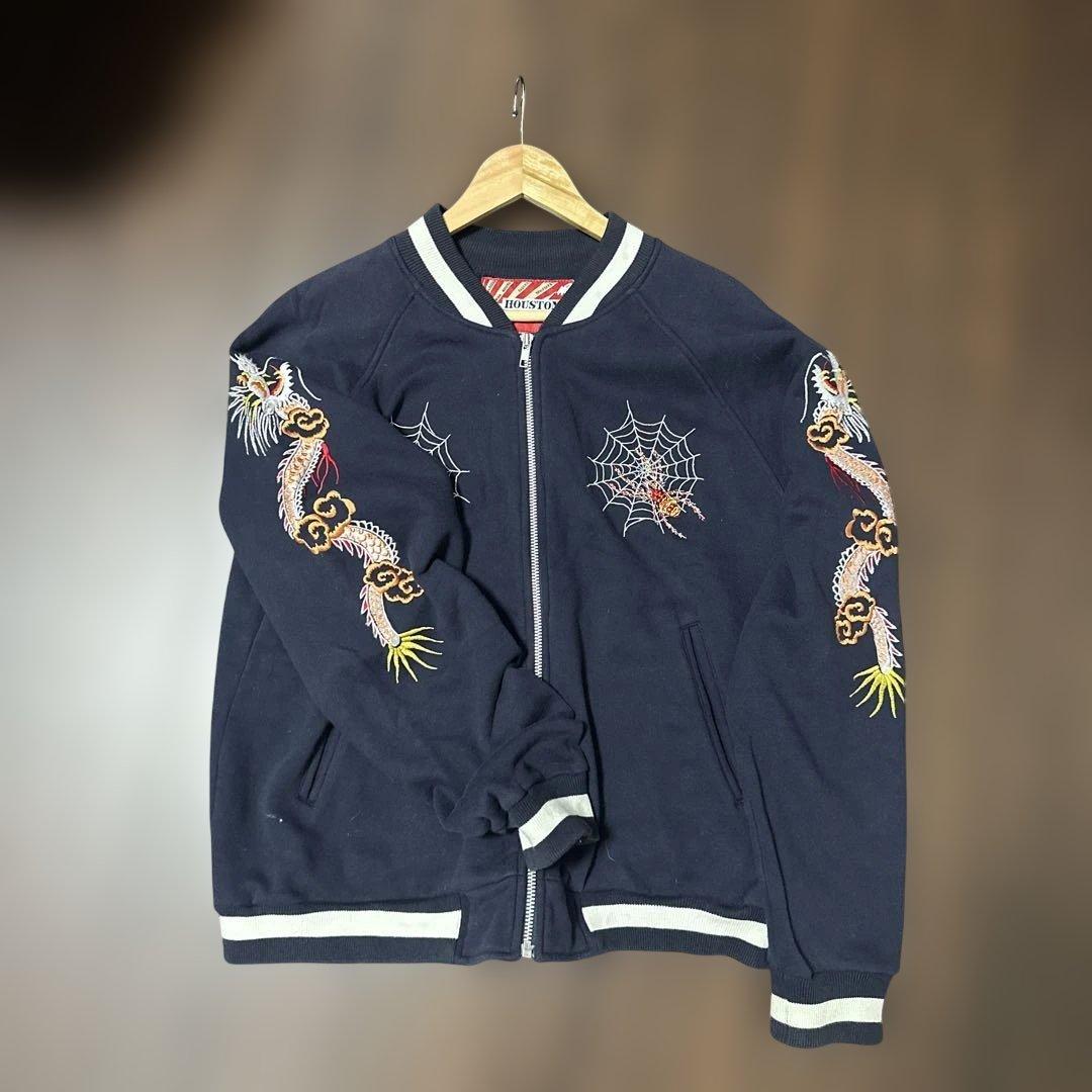 ネイビー スカジャン