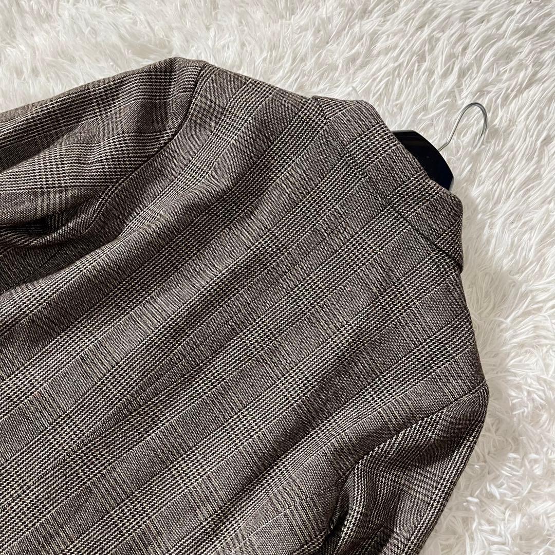 極美品 レリアン 現行タグ セットアップ ダブルブレスト グレンチェック