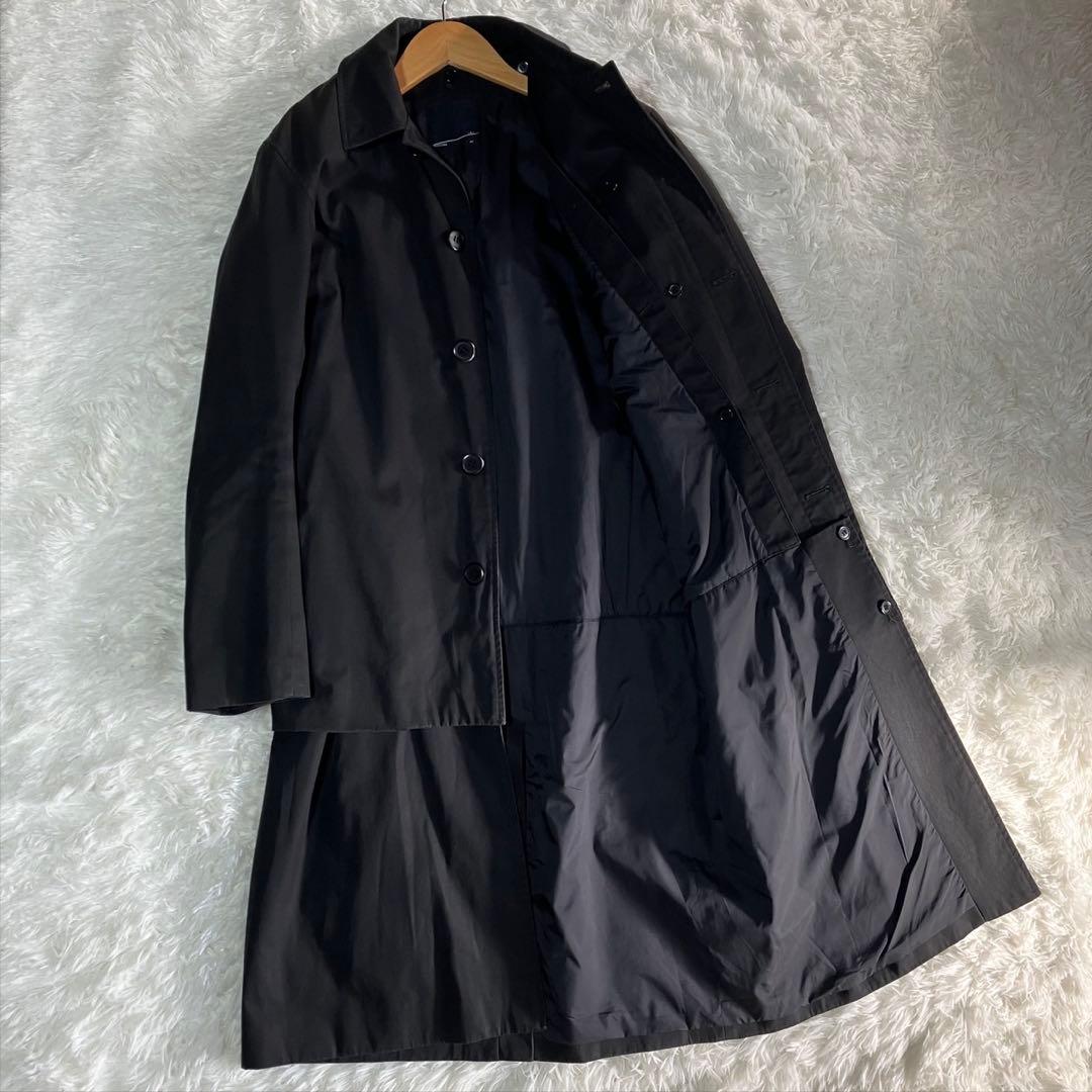 LAD MUSICIAN レイヤード コート ブラック ロング ライナー