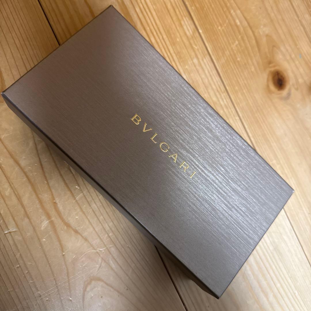 BVLGARI ブルガリ　長財布　ピーゼロワン　ブラック　レザー