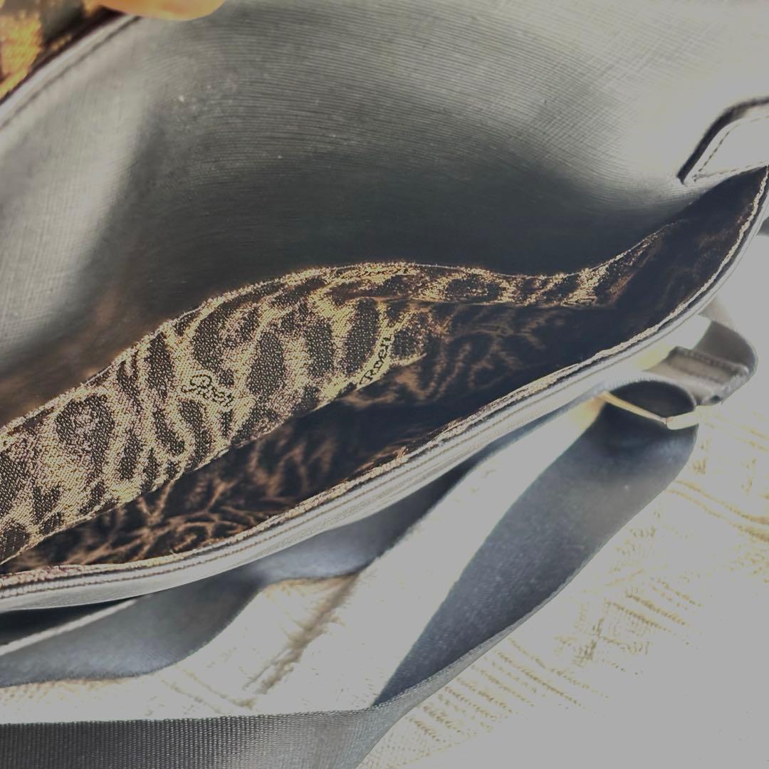 【美品✨希少】Roen ロエン スカル金具 メッセンジャーバッグ