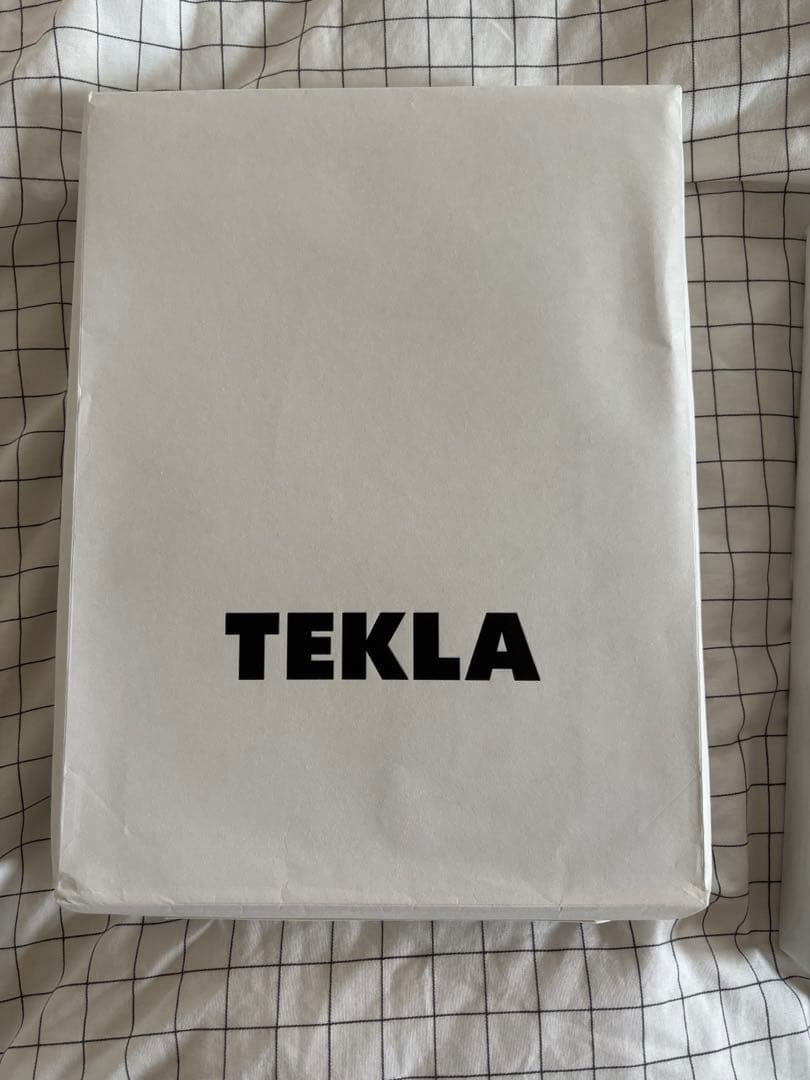 TEKLA シーツ　ダブルサイズ　ソフトグレー