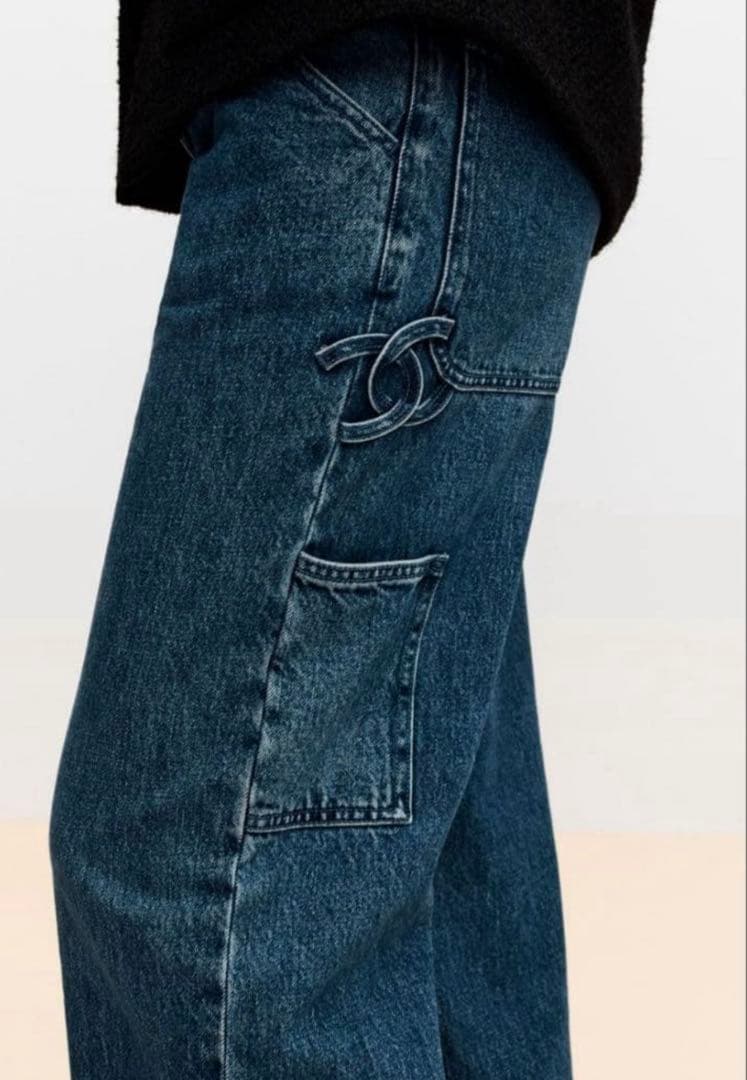 26P CHANEL シャネル　デニム　34 希少品　ジーンズ　ジェニ着用