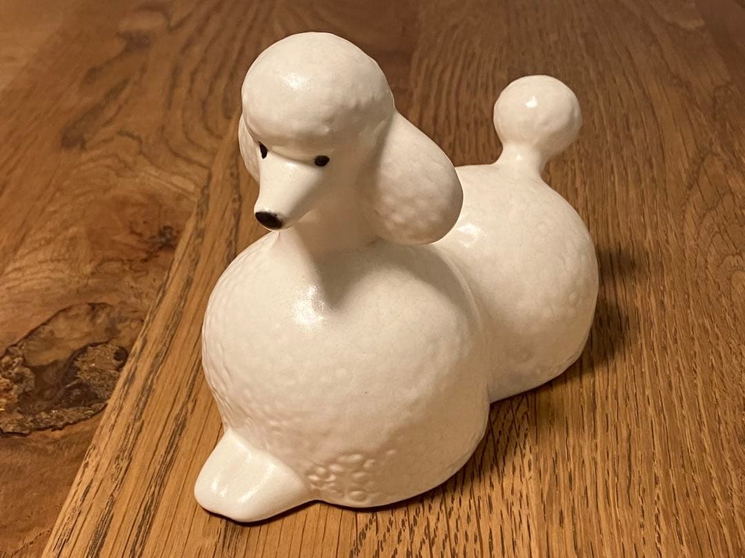 【リサ ラーソン】プードル ミディアム（白）