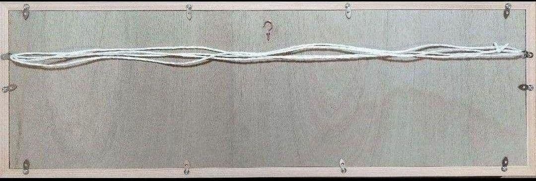 145 ❣️特価❣️麻の葉組子入り ２枚一組 木製額縁