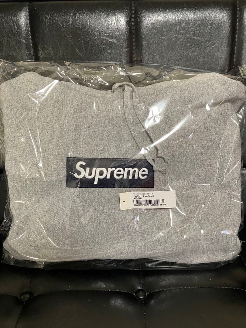 トップス Box Logo Hooded Sweatshirt Heather Grey