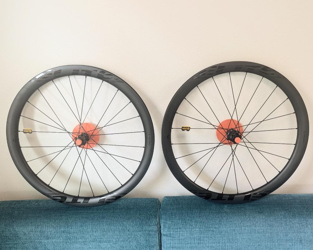 処分価格 ELITEWHEELS グラベルバイク向け 650B カーボンホイール