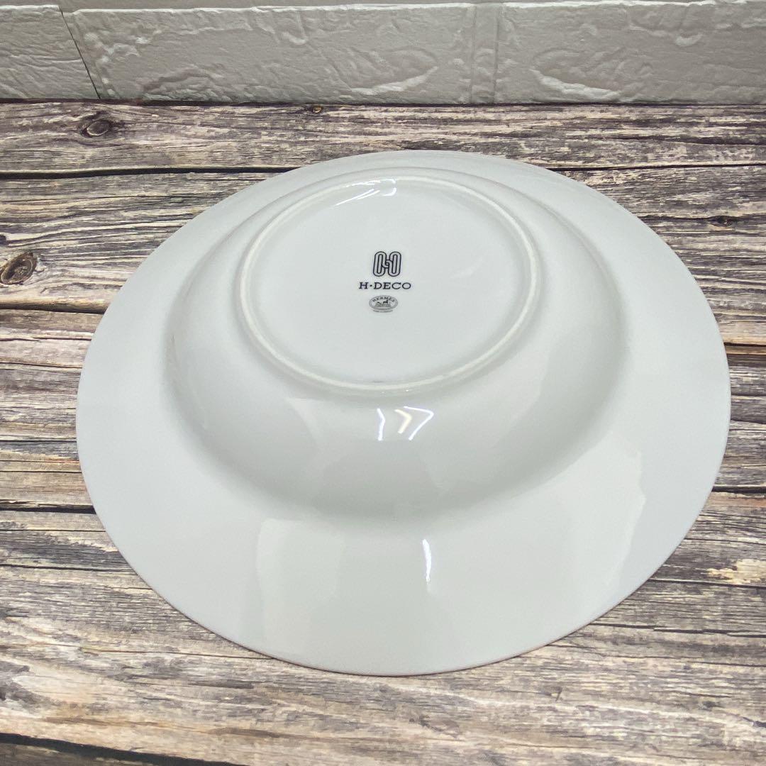 【極美品】エルメス HERMES アッシュデコ H DECO プレート　スープ皿