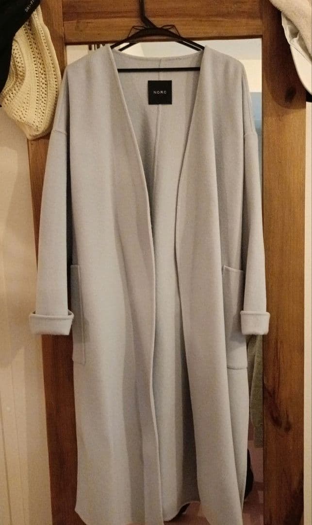 N.O.R.C アイスブルー ロングコート サイズ1