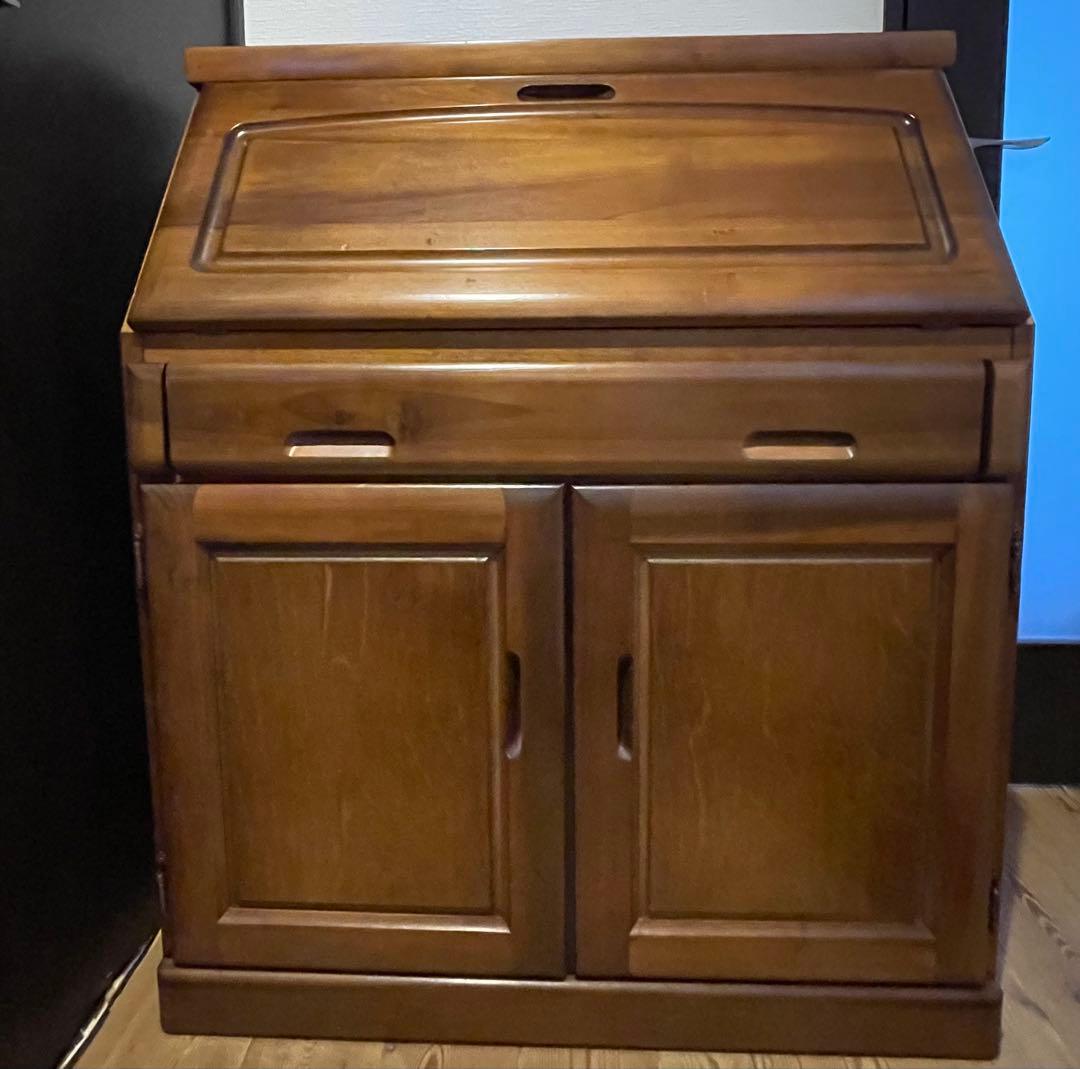 ヴィンテージ家具　大雪木工　ライティングビューロー　机　ワークデスク　学習机