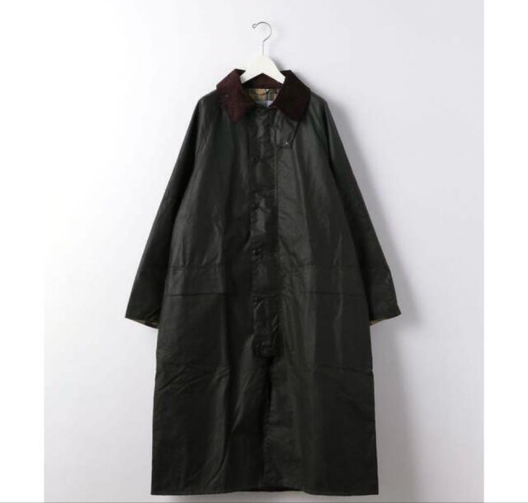 ジャケット・アウター BARBOUR OS BURGHLEY SAGE WAX 38