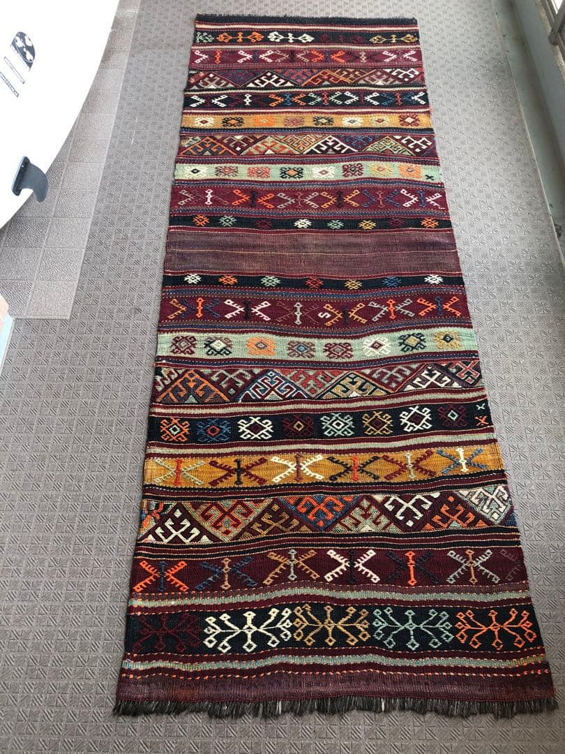 アンティークキリム　ラグ
