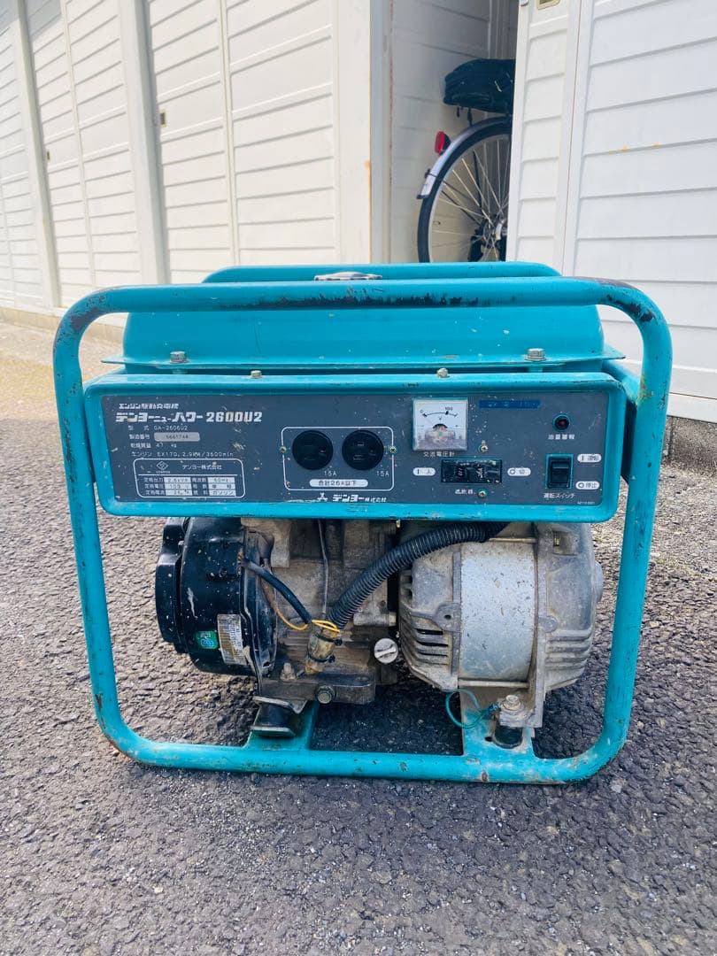 サ*ン様 Denyo 2600U2 ガソリン発電機