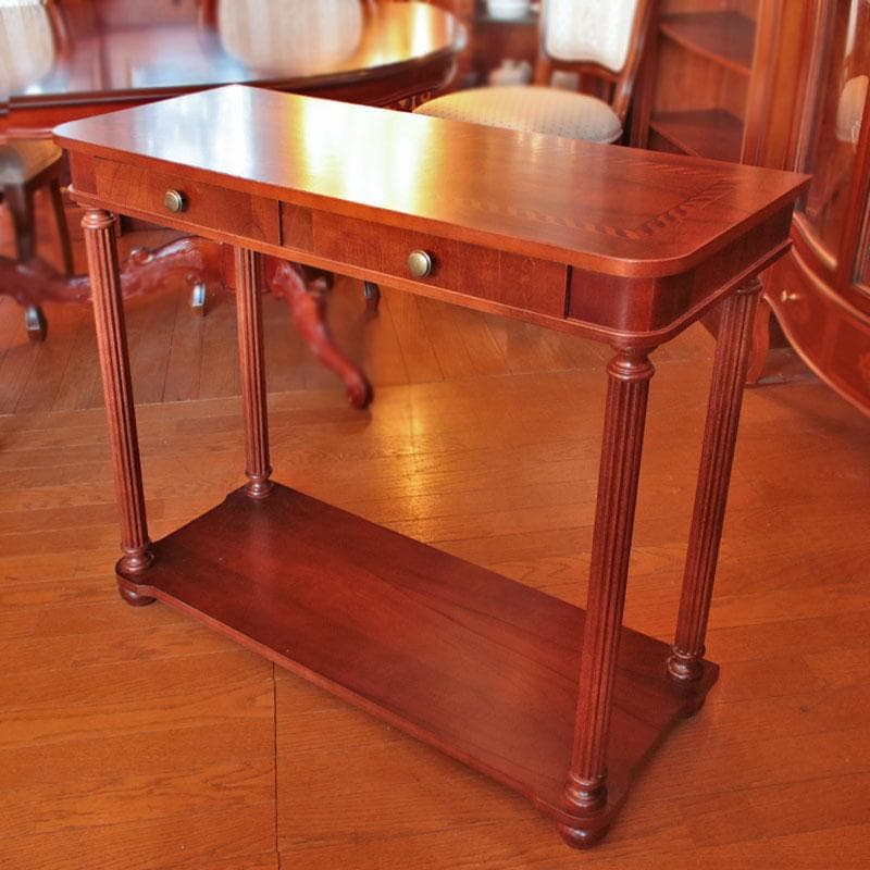 イタリア製コンソール 幅90cm サイドテーブル インテリア 107-838