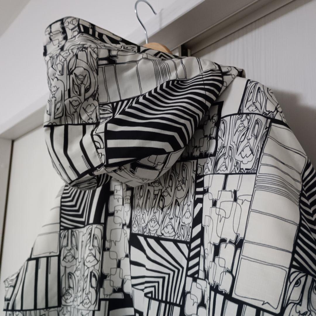 クイックシルバー　 ウェア　スノボー　上下セット　L　柄　ベージュ　白　黒