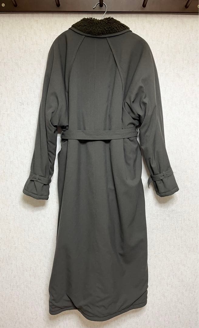 CLANE クラネ　2WAYリバーシブル　ミリタリー　ロングボアコート　ブラウン