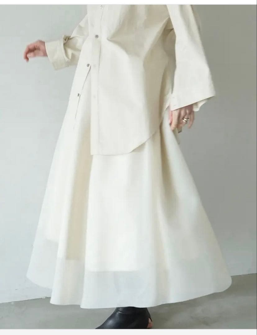 尻尻 CLANE RUSSELL VOLUME FLARE SKIRT