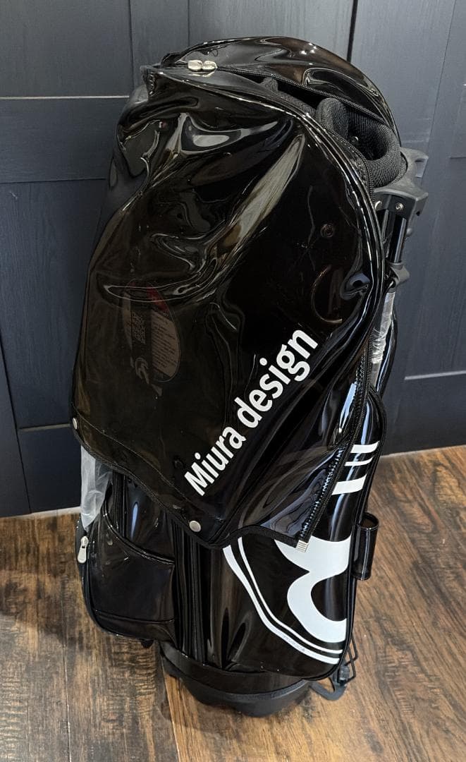 新品 タグ付き Miura design キャディバッグ ブラック