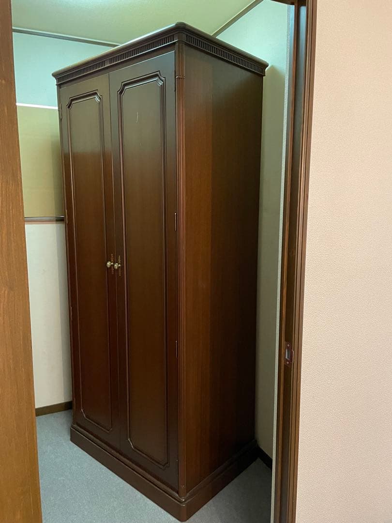 【11月末まで】婚礼家具　洋服ダンス　2枚扉