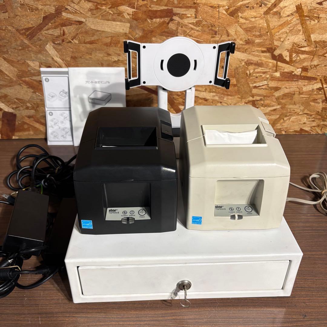 スター精密　サーマルプリンター2個＆ドロアーTSP650II　エアレジ対応