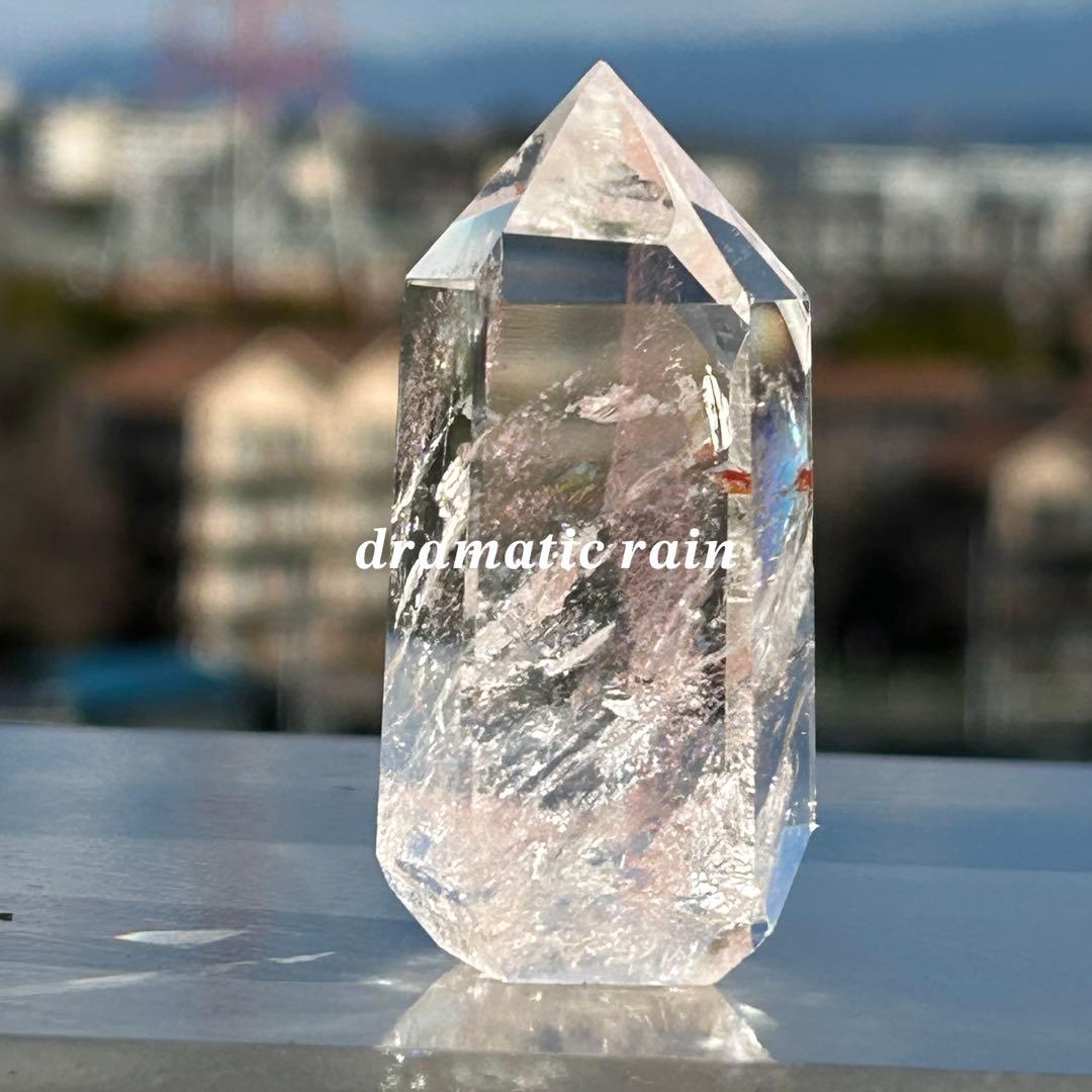 ピンククォーツ ポイント 天然石 置物