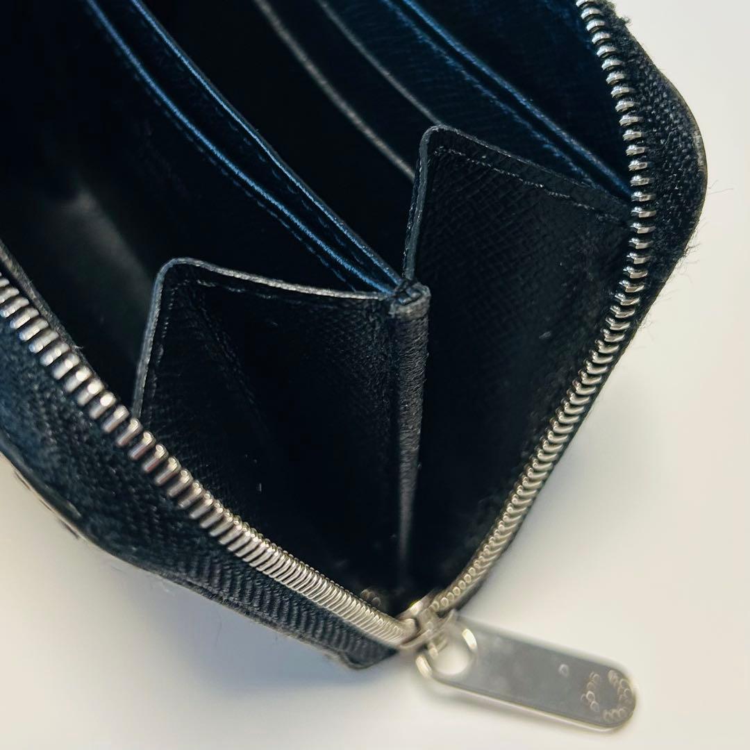 ルイヴィトン　エピ　ノアール　ジッピーウォレット　ミニ