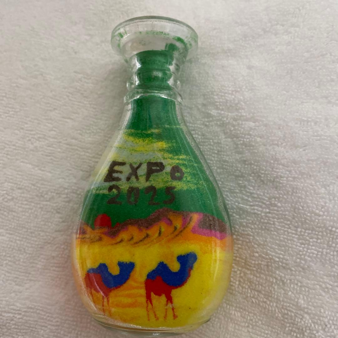 大阪万博2025ヨルダンパビリオン砂絵アート