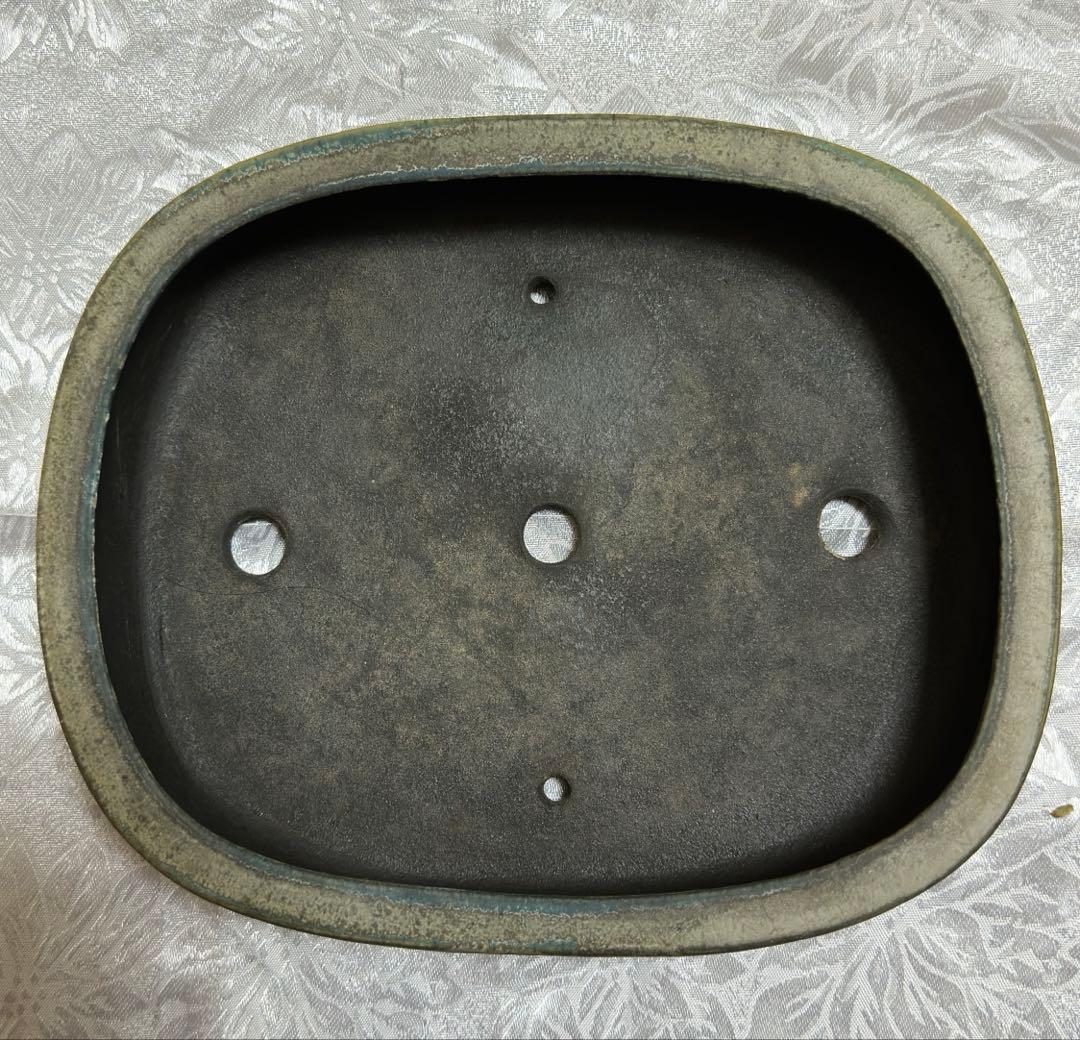 鉢　盆栽鉢　陶器　中国　落款あり