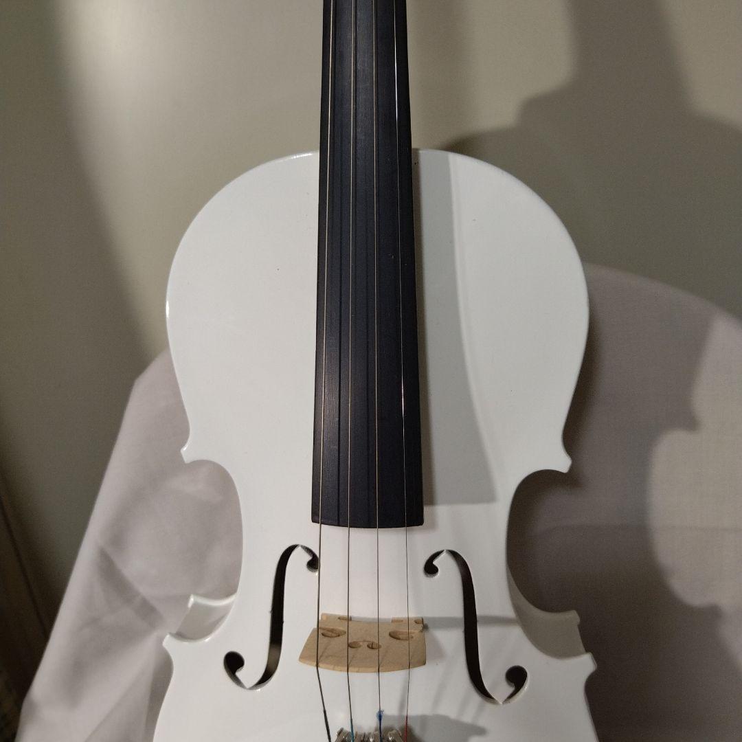 ♥即、使用可♥新品未使用品♥特価♥純白のバイオリ4/4♥弓ケース松脂付き